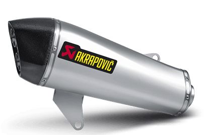 PIAGGIO X 10 350 2012-2016 POT D ECHAPPEMENT AKRAPOVIC MUFFLER SS CARBON FIBER S-PI3SO4-HSS 18113023