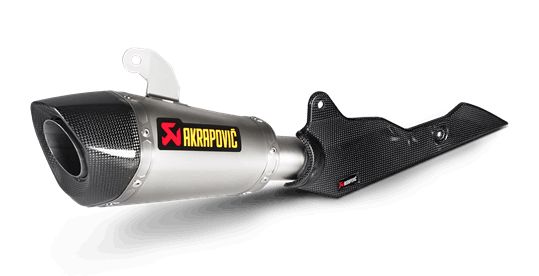 SUZUKI GSXF 1000 2015-2016 POT D ECHAPPEMENT AKRAPOVIC MUFFLER TITANIUM CARBON FIBER S-S10SO10-HASZ 18113041
