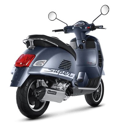 VESPA GTS 125 ie SUPER 2012-2016 POT D ECHAPPEMENT AKRAPOVIC MUFFLER SS CARBON FIBER S-VE3SO6-HRSS 18113016 (3)