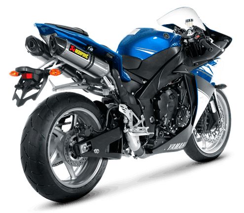 YAMAHA YZF R1 2009-2014 POT D ECHAPPEMENT AKRAPOVIC MUFFLERS TITANIUM SLIP-ON S-Y10SO9-ZT 18111934 (3)