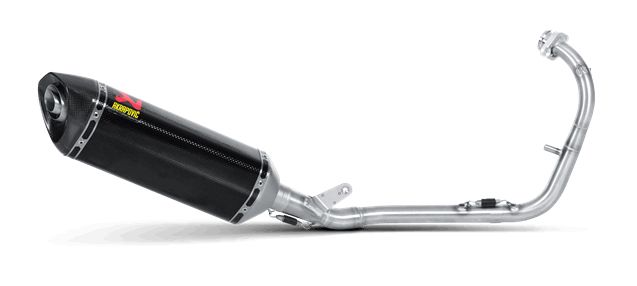 YAMAHA YZF-R 125 2008-2013 LIGNE ECHAPPEMENT AKRAPOVIC EXHAUST RACING CARBON FIBER S-Y125R1-ZC 18102347