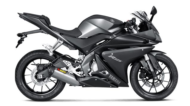 YAMAHA MT 125 2014-2016 LIGNE ECHAPPEMENT AKRAPOVIC EXHAUST RACING TITANIUM CARBON FIBER S-Y125R2-HRT 18102348 (4)