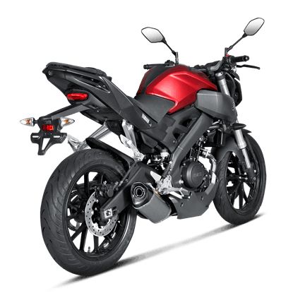 YAMAHA MT 125 2014-2016 LIGNE ECHAPPEMENT AKRAPOVIC EXHAUST RACING TITANIUM CARBON FIBER S-Y125R2-HRT 18102348 (3)