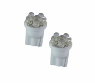 AUTOLED GAMME FUN PAIRE D AMOULES T10 7 LEDS ECLAIRAGE BLANC