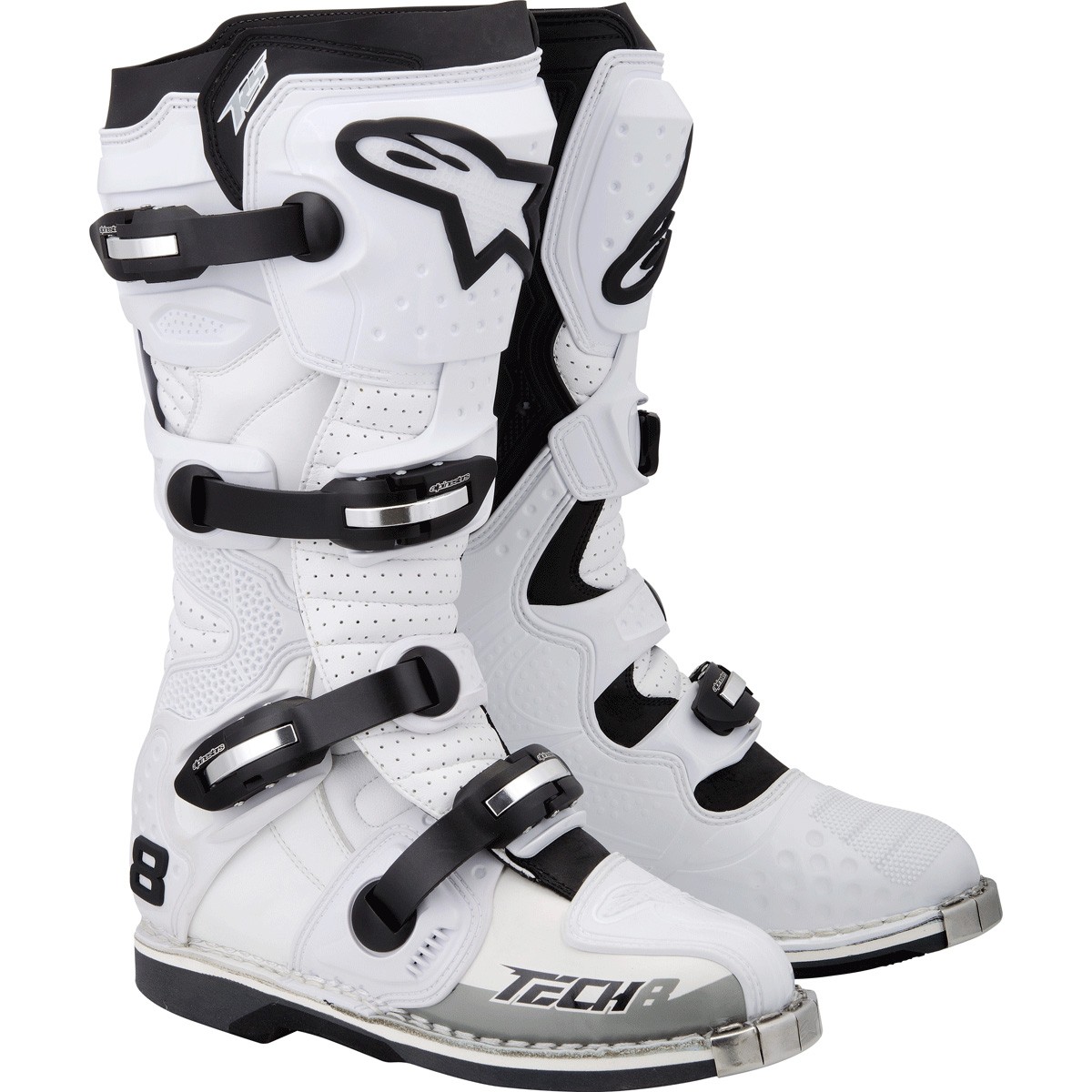 Bottes Cross Off Road ALPINESTARS TECH 8 RS WHITE