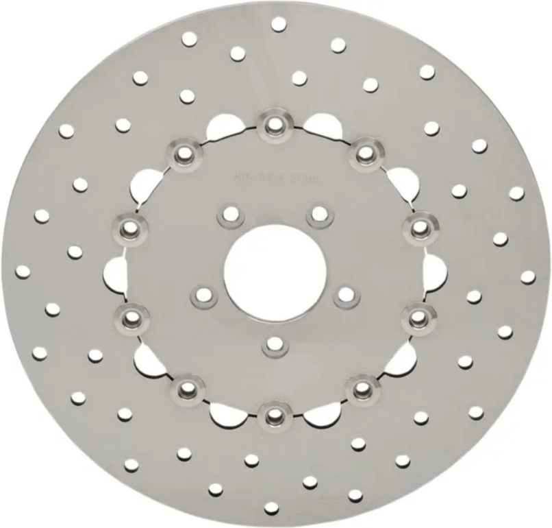 DRAG SPECIALITIES DISQUE DE FREINS AVANT ACIER 300 MM ROND B06-0199AS HARLEY DAVIDSON FXDB 1584 DYNA STREET BOB 2007-2010