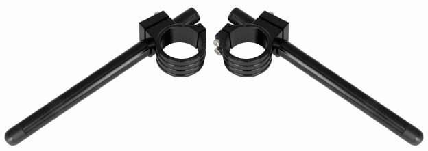 GUIDONS BRACELET ALUMINIUM POUR FOURCHE 53mm NOIR BARCP14