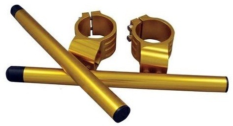 GUIDONS BRACELET ALUMINIUM POUR FOURCHE 53mm OR BARCP16