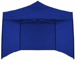 FRANCE BARNUM ACIER SEMI PRO BLEU 3M X 3M TONELLE TENTE CANOPY ACIER PLIABLE MOTO PADDOCK CIRCUIT COURSE AVEC M
