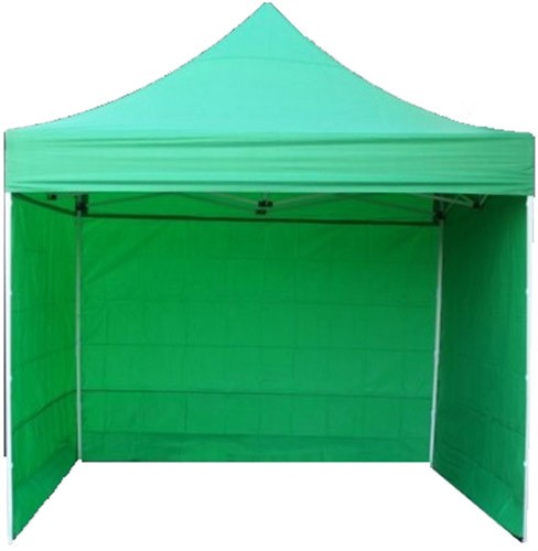 FRANCE BARNUM ACIER SEMI PRO VERT 3M X 3M TONELLE TENTE CANOPY ACIER PLIABLE MOTO PADDOCK CIRCUIT COURSE AVEC M