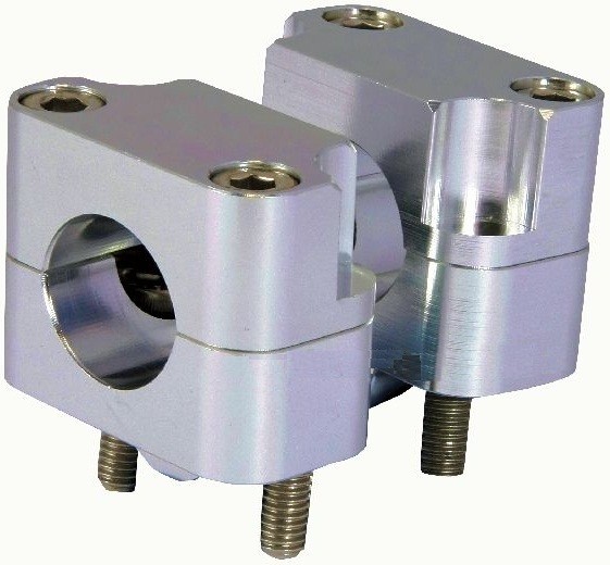 PONTETS EN ALUMINIUM ADAPTATEUR POUR GUIDON DE 28,6mm* BARRIS06