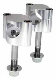 PONTETS EN ALUMINIUM POUR GUIDON 22,2MM* BARRIS12