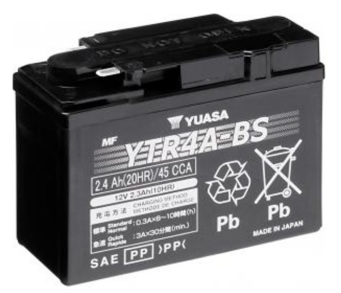 BATTERIE YUASA YTR4-ABS HONDA SZX 50 1998-2001