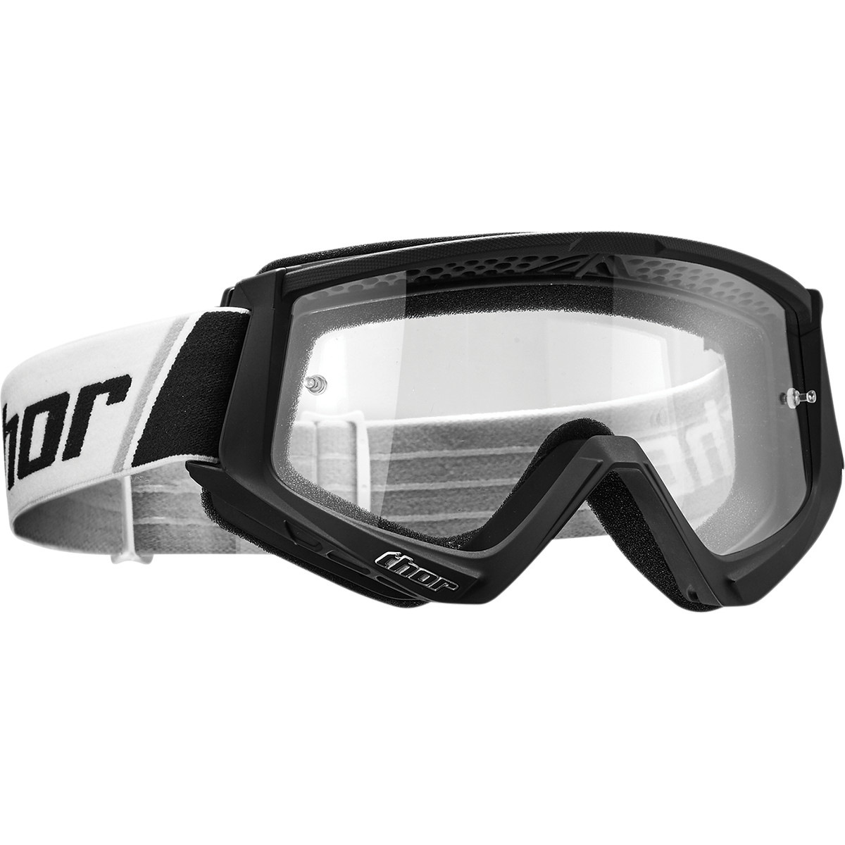 THOR MASQUE MASK LUNETTES GOGGLE COMBAT BLACK/WHITE (26012075)