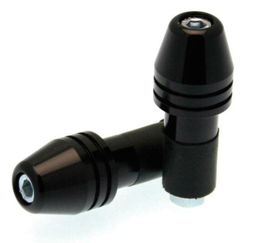 EMBOUTS DE GUIDON SLIM NOIR 18mm