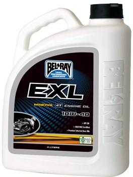 BELRAY EXL Min�rale 4T 10w40 BEL RAY 4 Litres BEL-99090