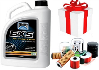 BELRAY EXS Full Synthetic 4T 10w40 BEL RAY 100% Synth�se 4 Litres + Filtre Offert ou Produit d`entretien