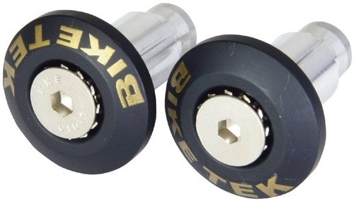 BIKETEK EMBOUTS DE GUIDON UNIVERSEL NOIR* BEWFLSBK