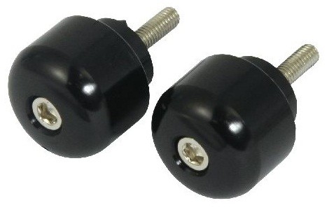 EMBOUTS DE GUIDON ALLIAGE POUR SPORTIVE HONDA NOIR* BEWHCBRBK