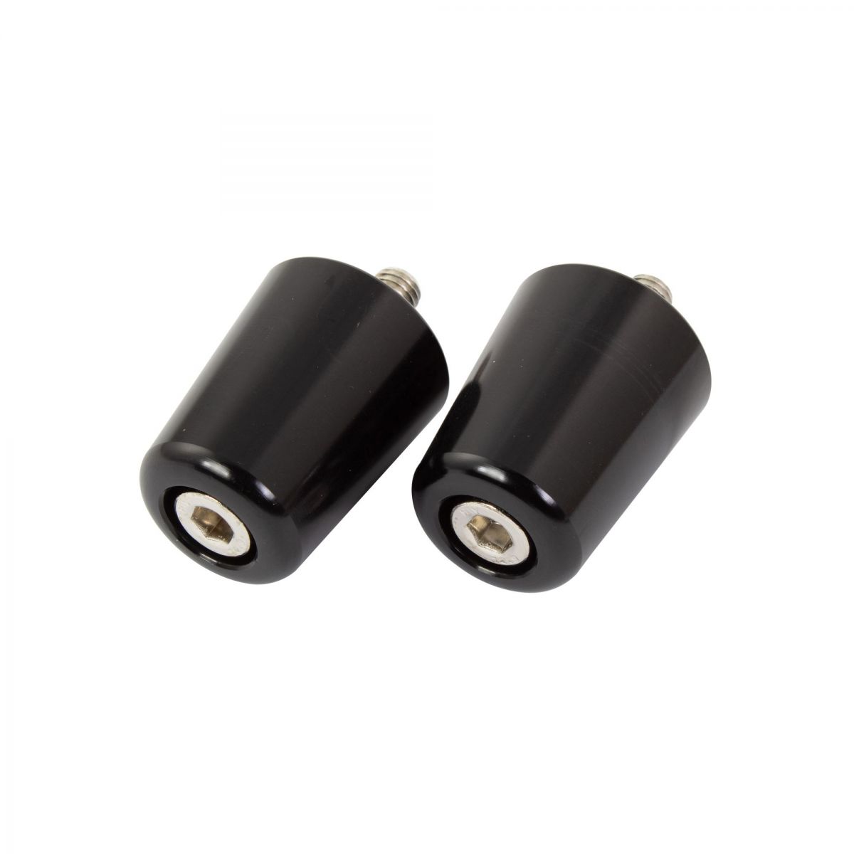 EMBOUTS DE GUIDON ALLIAGE POUR SPORTIVE KAWAZAKI NOIR* (BEWKZXBLK)