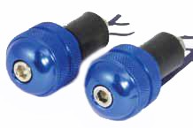EMBOUTS DE GUIDON BLEU 13MM*