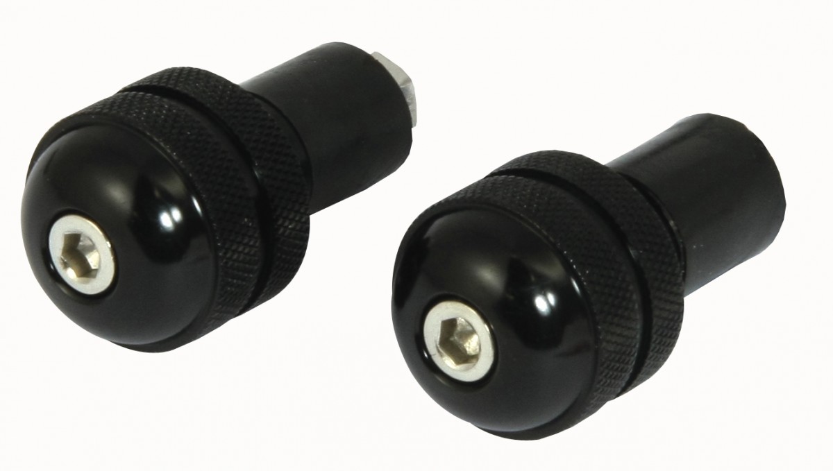 EMBOUTS DE GUIDON NOIR 18mm