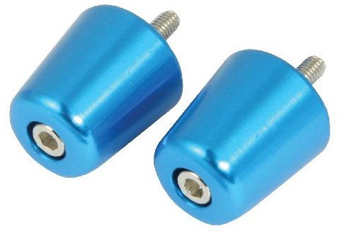 EMBOUTS DE GUIDON ALLIAGE POUR SPORTIVE SUZUKI BLEU* BEWSGSXRBU