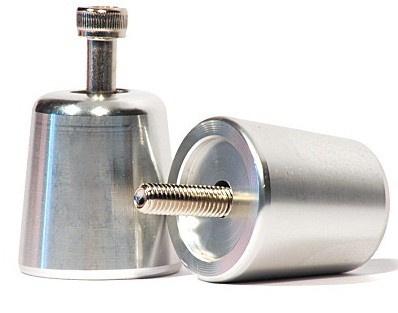 EMBOUTS DE GUIDON ALLIAGE POUR SPORTIVE SUZUKI CHROME* BEWSGSXRCH