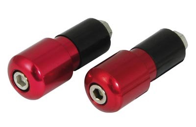 EMBOUTS DE GUIDON SLIM ROUGE 13mm* BEWSL13R
