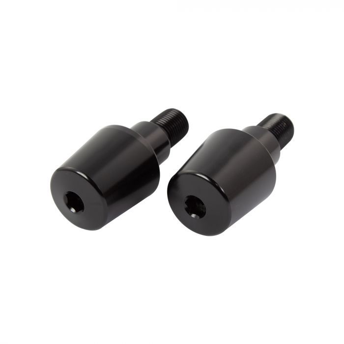 EMBOUTS DE GUIDON ALLIAGE POUR SPORTIVE YAMAHA NOIR BEWYFZRBLK