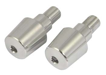 EMBOUTS DE GUIDON ALLIAGE POUR SPORTIVE YAMAHA CHROME*BEWYFZRCH