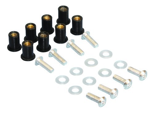 KIT VISSERIES M5 POUR BULLE / CAR�NAGE CHROME* BOLFAIRCH