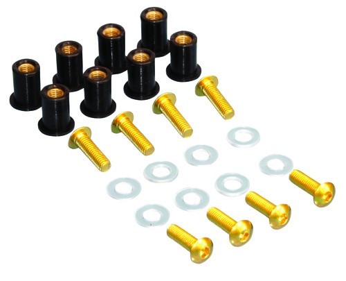 KIT VISSERIES M5 POUR BULLE / CAR�NAGE GOLD BOLFAIRGD*