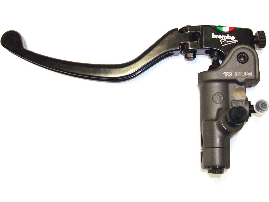 BREMBO Maitre cylindre de freins PR19 RCS 19/18 19/20 POUR GUIDON SPECIAL HARLEY DAVIDSON 110A89710 + RBF 600 + PORT OFFERT (4)