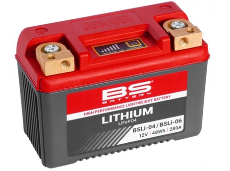 150 x 65 x 93 mm - 0,9 kg BS BATTERY Lithium-Ion - BSLI-04/06 12V 4.0ah 280 CCA