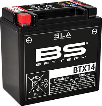BATTERIE NITRO AXCELL POWER THUNDER YTX14-BS CTX14-BS GTX14-BS