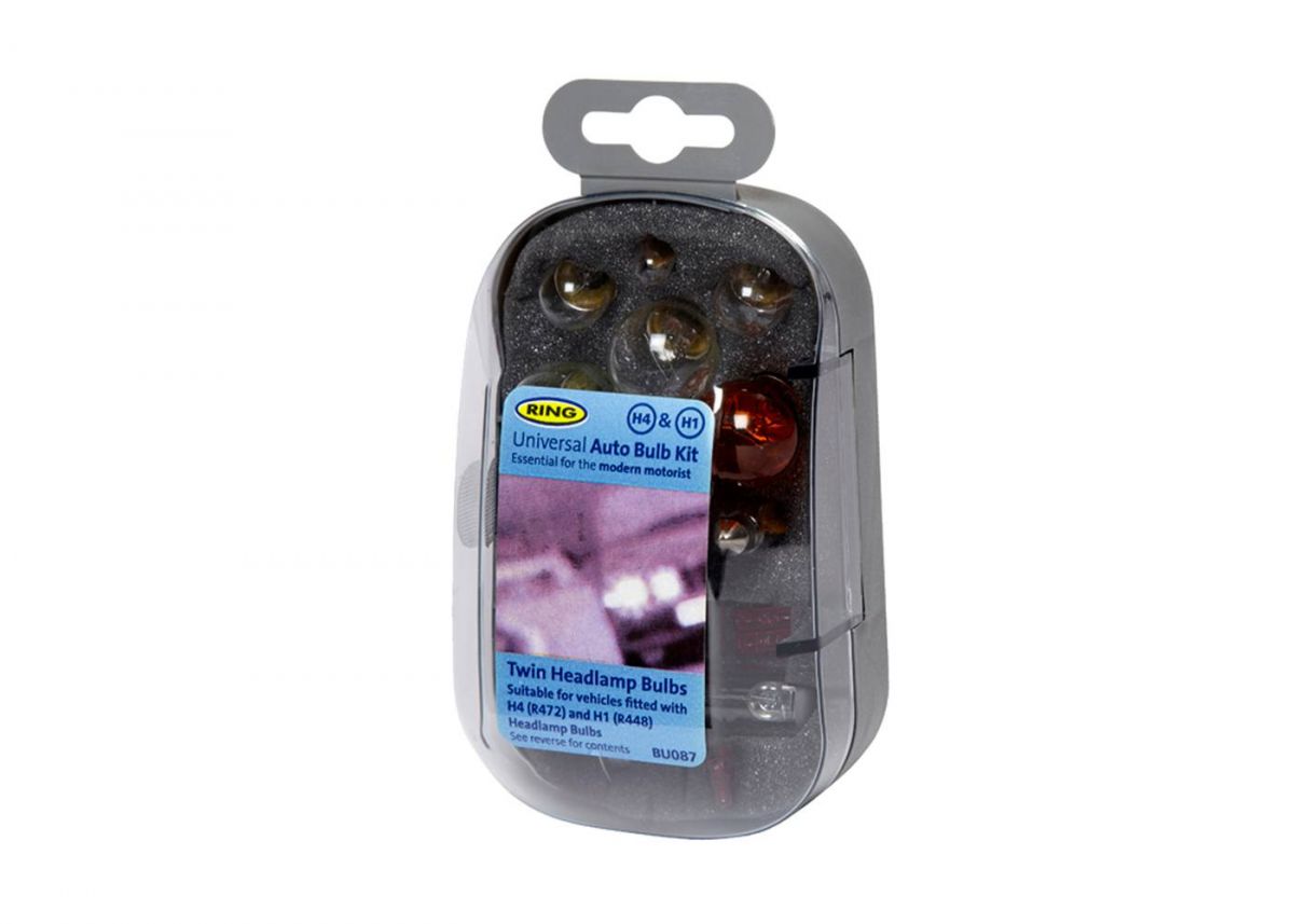 Coffret remplacement Ampoules RING H4+H1+P21/5/4W+P21W/orange +T4W+W5W+2xC5W+R5/10W+...