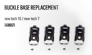 Kit Boucles de remplacement pour BOTTES ALPINESTARS NEW TECH 7 ET NEW TECH 10