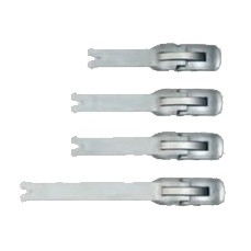 ALPINESTARS BOUCLES DE REMPLACEMENT TECH 7 WHITE/CHROME n`exixte plus