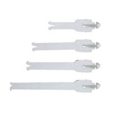 ALPINESTARS BOUCLES DE REMPLACEMENT NEW TECH 7 WHITE 3430-0514