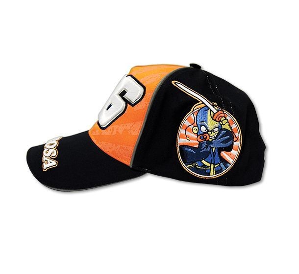 MOTO GP Casquette Officielle PEDROSA 26 DPMCA76102 ORANGE BLEU TAILLE UNIQUE* (2)