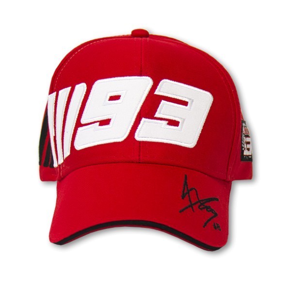 MOTO GP Casquette Officielle MARC MARQUEZ 93 MMMCA59707 PADDOCK ROUGE TAILLE UNIQUE*