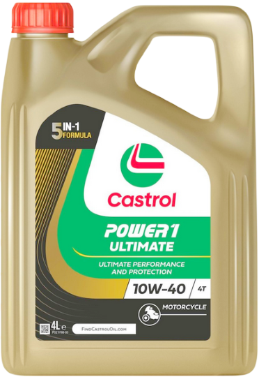 CASTROL POWER 1 HUILE MOTEUR MOTO ULTIMATE 10W40 4 Litres