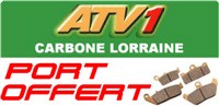 CARBONE LORRAINE PLAQUETTES DE FREIN AVANT DROITE 1102 ATV1 CAN-AM OUTLANDER STD 650 2007-2010 (2)