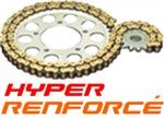 DID KIT CHAINE ACIER YAMAHA 850 MT-09 TRACER et TRACER GT 2018-2020 XRING HYPER RENFORCE ZVMX