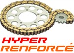 DID KIT CHAINE ACIER YAMAHA TZR 125 R 4DL BELGARDA 1992-1993 RENFORCE