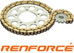 DID KIT CHAINE ACIER 16x39 DAELIM 125 VL CLASSIC 2000-2007 PAS 428 RENFORCE DESTOCKAGE MOTO !