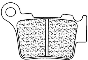 CARBONE LORRAINE PLAQUETTES DE FREIN ARRIERE 1108 X59 KTM EXC ENDURO 300 2004-2010