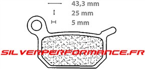 CARBONE LORRAINE PLAQUETTES 1128 X59 mere