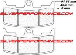 CARBONE LORRAINE PLAQUETTES DE FREIN AVANT 1139 A3+ par forme
